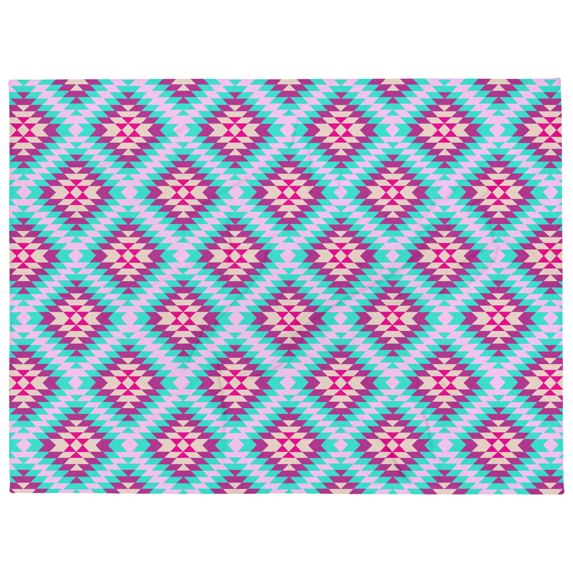 Pink and teal throw new arrivals