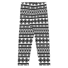 Load image into Gallery viewer, Aztec Monochrome Kid&#39;s Leggings
