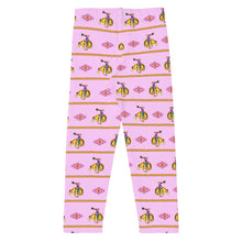 Load image into Gallery viewer, Cowgirl Bronc Rider - Light Pink Kid&#39;s Leggings
