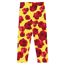 Load image into Gallery viewer, Rose - Yellow Toddler/Kid&#39;s Leggings
