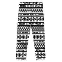 Load image into Gallery viewer, Aztec Monochrome Kid&#39;s Leggings
