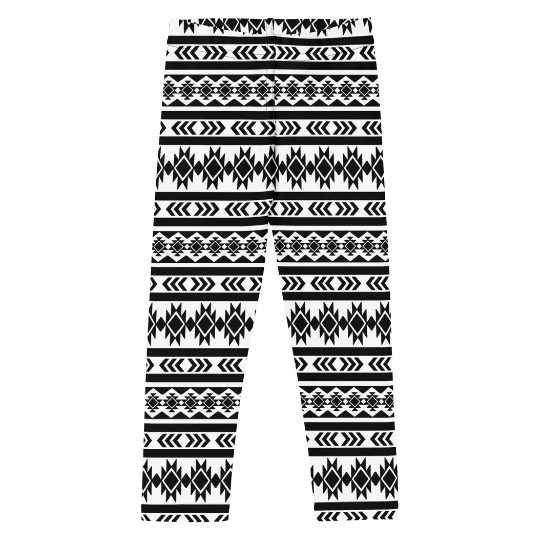 Aztec Monochrome Kid's Leggings