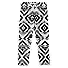 Load image into Gallery viewer, Aztec Black&amp; White - Toddler/Kid&#39;s Leggings
