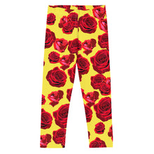 Load image into Gallery viewer, Rose - Yellow Toddler/Kid&#39;s Leggings
