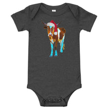 Load image into Gallery viewer, Santa Steer Baby/Toddler onesie
