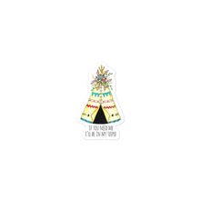Load image into Gallery viewer, Floral Teepee sticker
