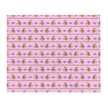 Load image into Gallery viewer, Cowgirl Bronc Rider Aztec - Pink Throw Blanket
