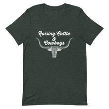 Load image into Gallery viewer, Raising Cattle &amp; Cowboys T-shirt
