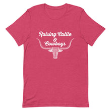 Load image into Gallery viewer, Raising Cattle &amp; Cowboys T-shirt
