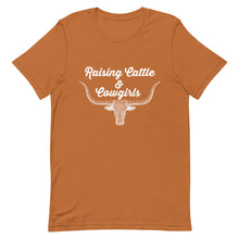 Load image into Gallery viewer, Raising Cattle &amp; Cowgirls T-shirt
