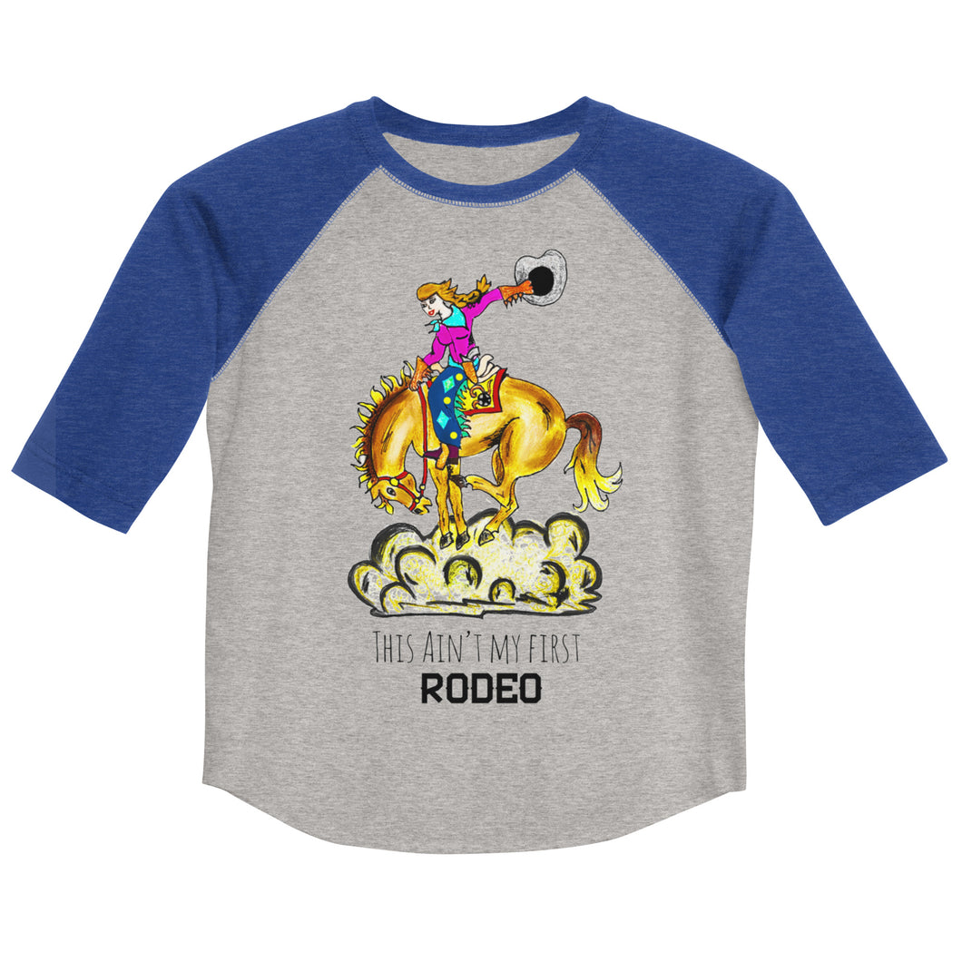 Cowgirl Bronc Rider 3/4 Youth shirt