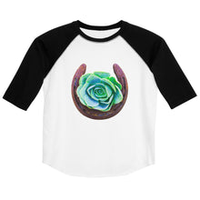 Load image into Gallery viewer, Succulent Horseshoe 3/4 Youth shirt
