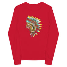 Load image into Gallery viewer, Headdress Youth long sleeve tee
