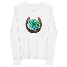Load image into Gallery viewer, Succulent Horseshoe - Youth long sleeve tee
